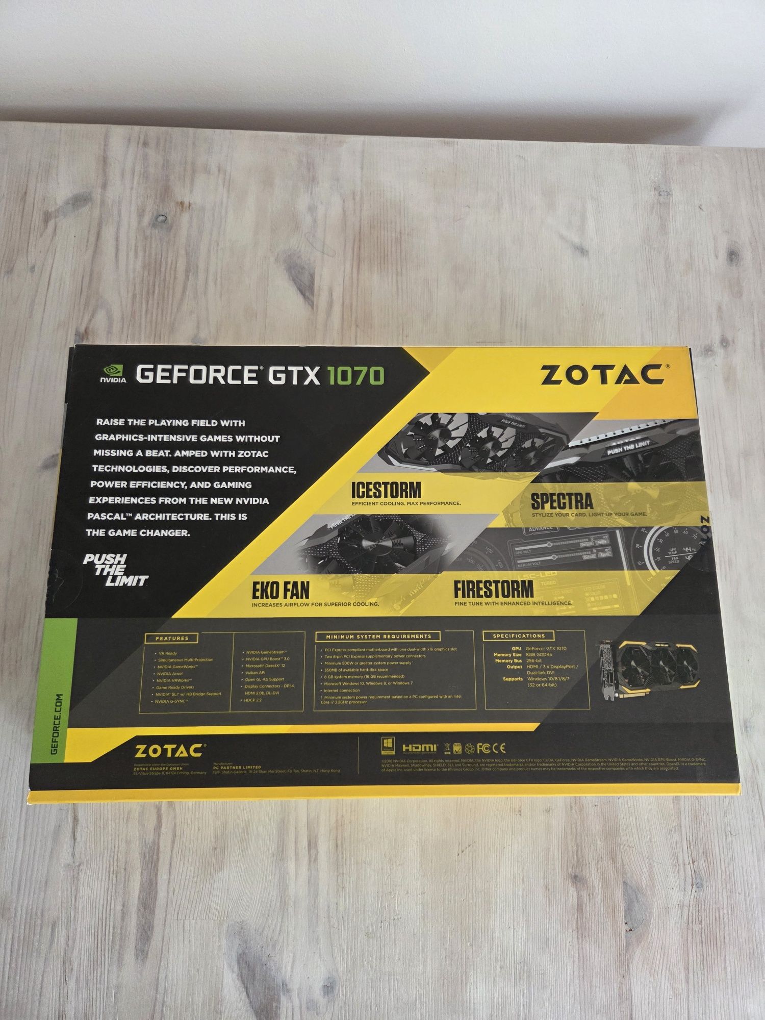 Karta Graficzna GTX 1070 Zotac Amp! Extreme Edition