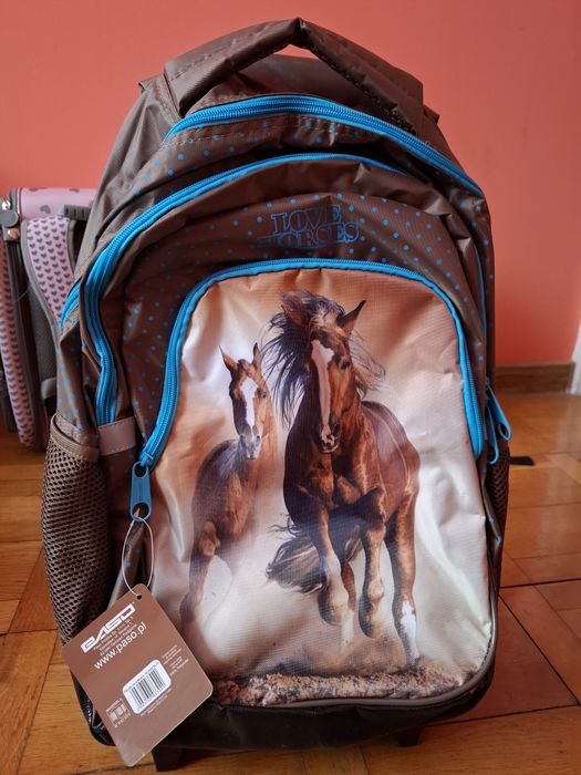NOWY z metką. Plecak z koniem.