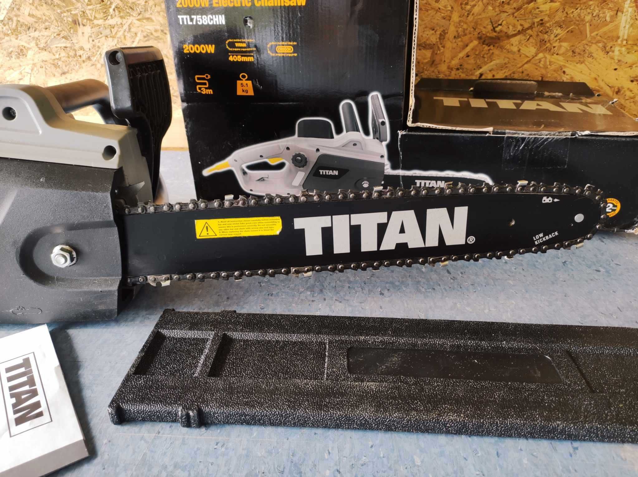 TITAN Piła łańcuchowa JAK NOWA 2000W Pilarka elektryczna 40cm