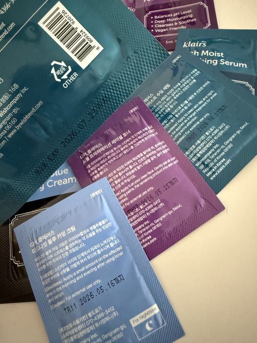 Лот косметики набор Weleda Lamel By Wishtrend Klair Essence