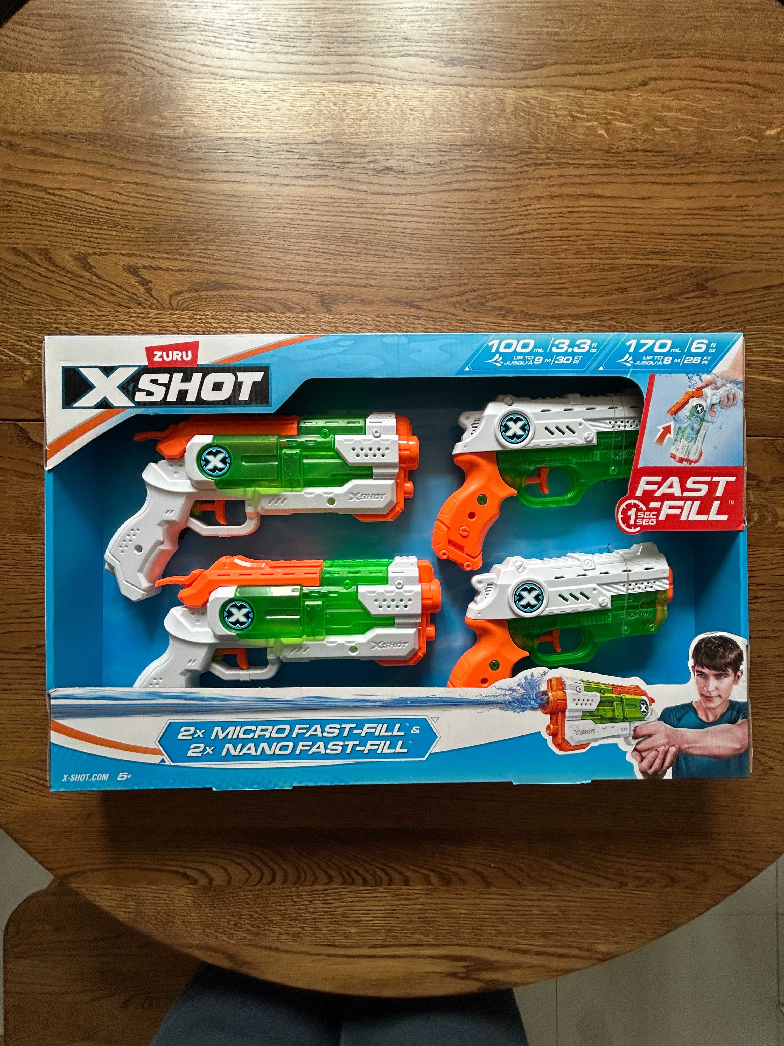 X-Shot Набір водних бластерів Fast Fill Combo Pack 2 Micro And 2 Nano