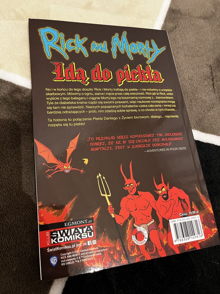 Komiks Rick and Morty Idą do piekła