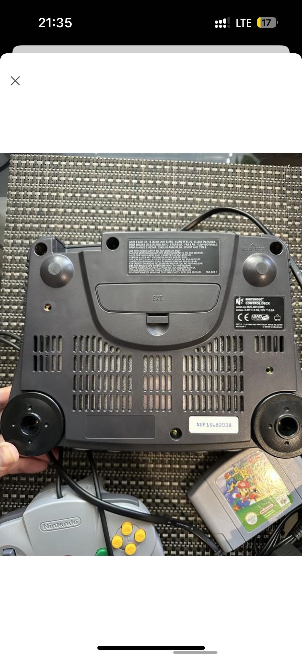 Nintendo 64, оригінал. чудовий стан, працює ідеально.
