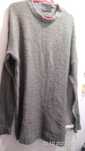 ZARA Szary, długi sweter oversize M