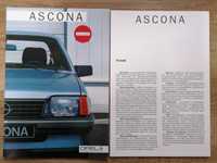 Prospekt Opel Ascona