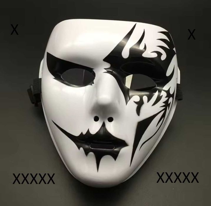 Maska Halloween-H1 17x19cm,klaun,śmieszny,psikus,zabawa,bal,impreza