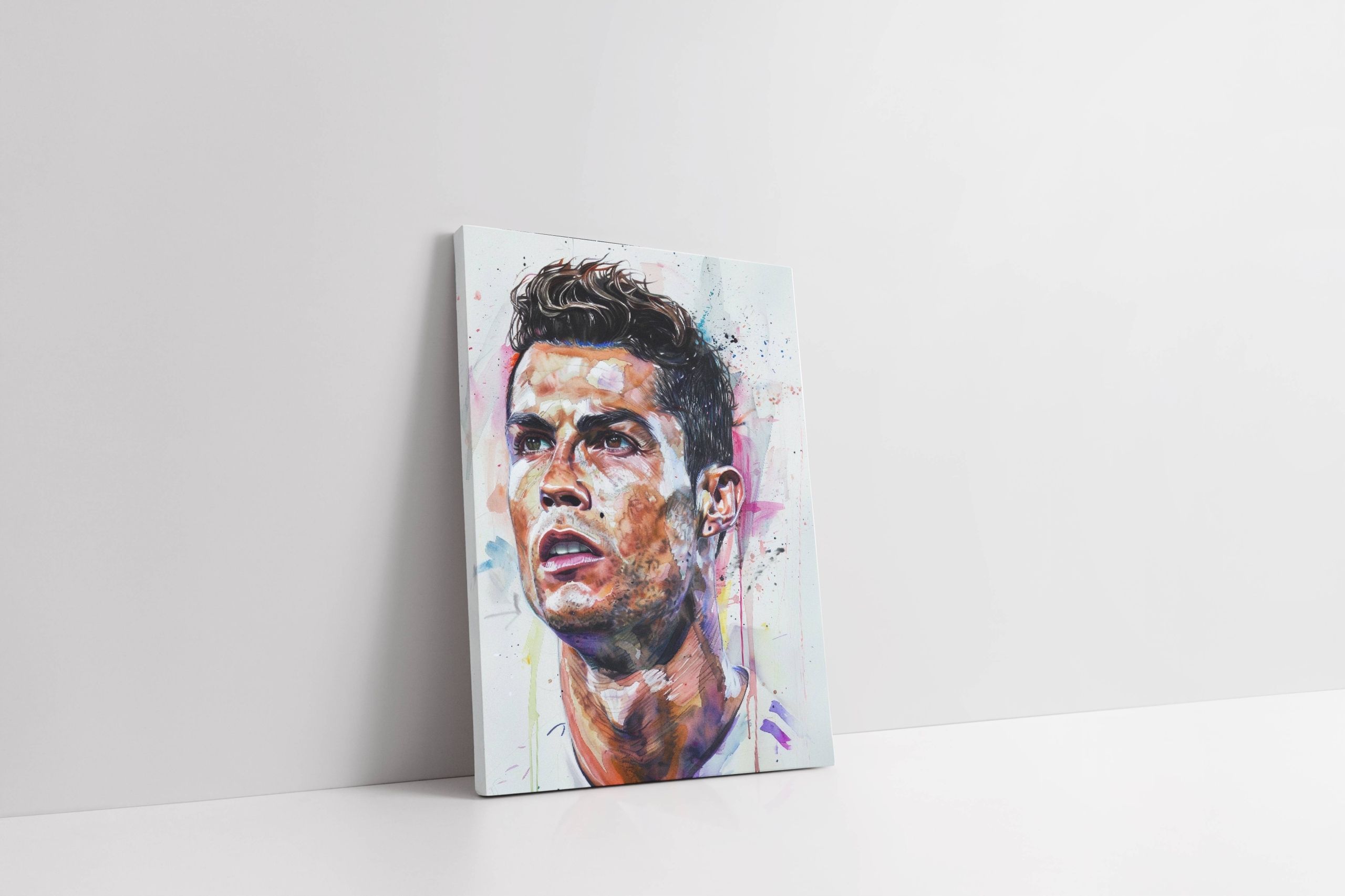 Obraz na płótnie Cristiano Ronaldo CR7 w nowoczesnym stylu 30x40