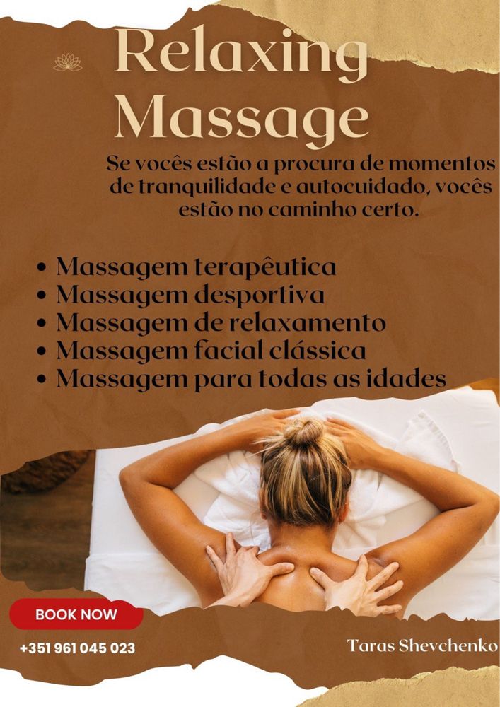 Massagem desportivo / terapeutica