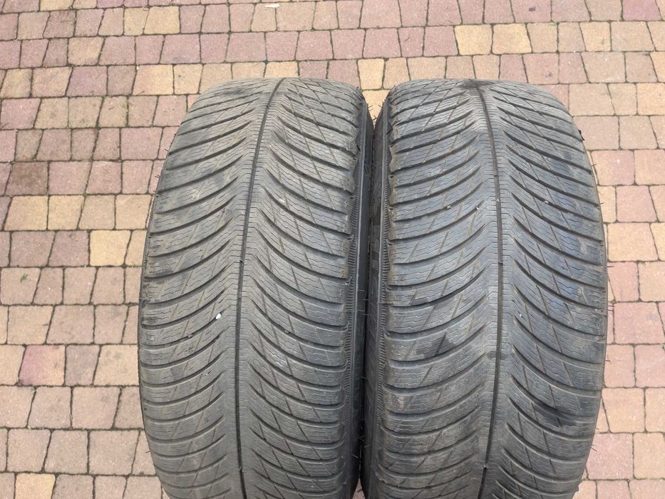 3862. Opony zimowe 225/45/18 Michelin PA5 cena za 2szt 5.8mm 2023r