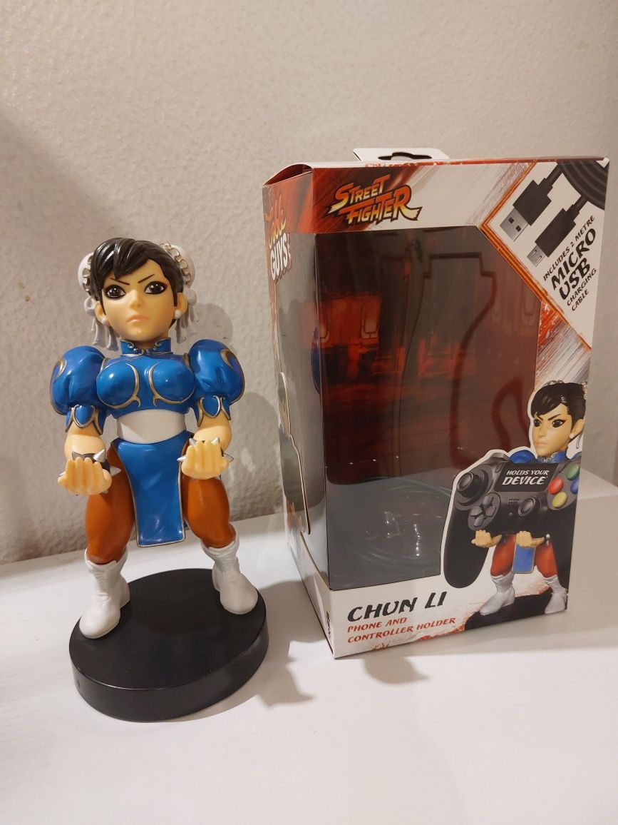 Chun Li Figura para segurar telemóveis e comandos