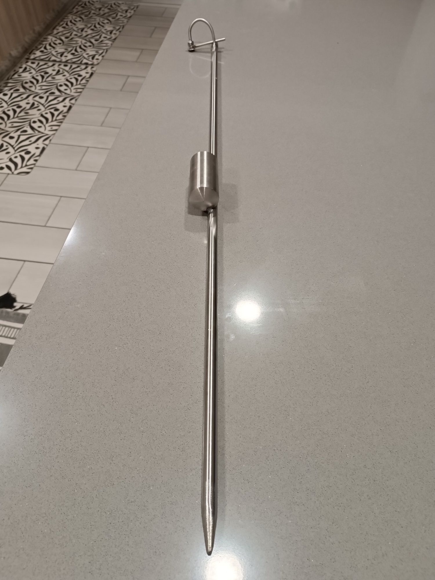 Espeto em inox pesca.