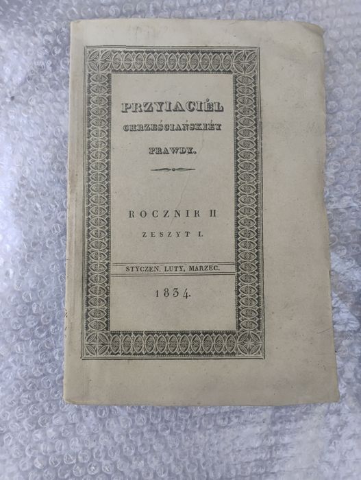 Przyjaciel Chrześcijańskie Prawdy  1833/34