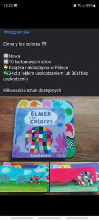 Elmer y los colores książeczka dla dzieci po hiszpańsku hiszpański