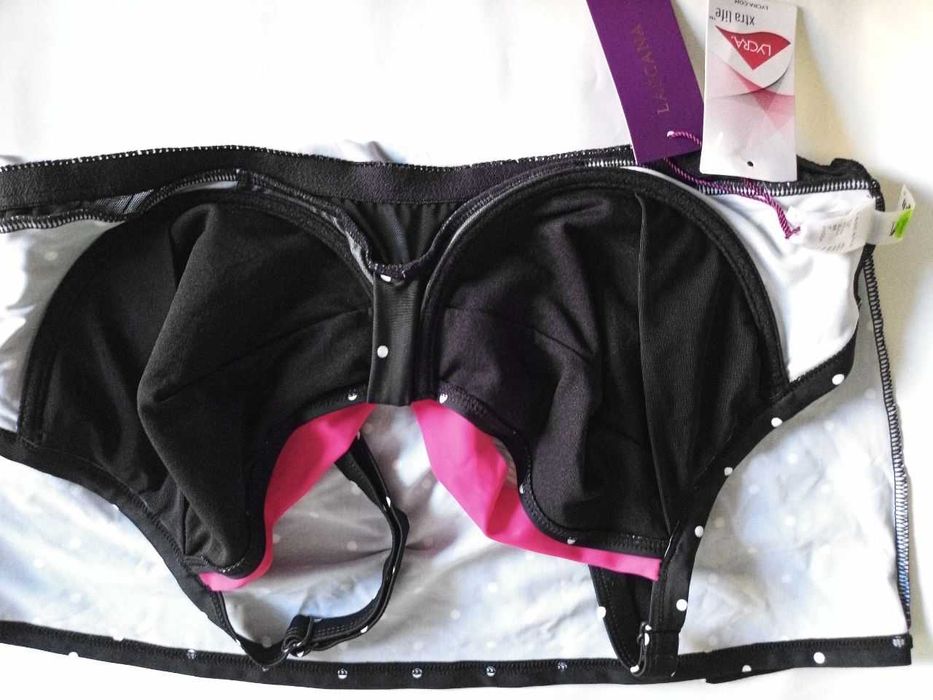 WIRE TANKINI - Бікіні-топ LASCANA в горошок синього кол.-р 52-54/20 D