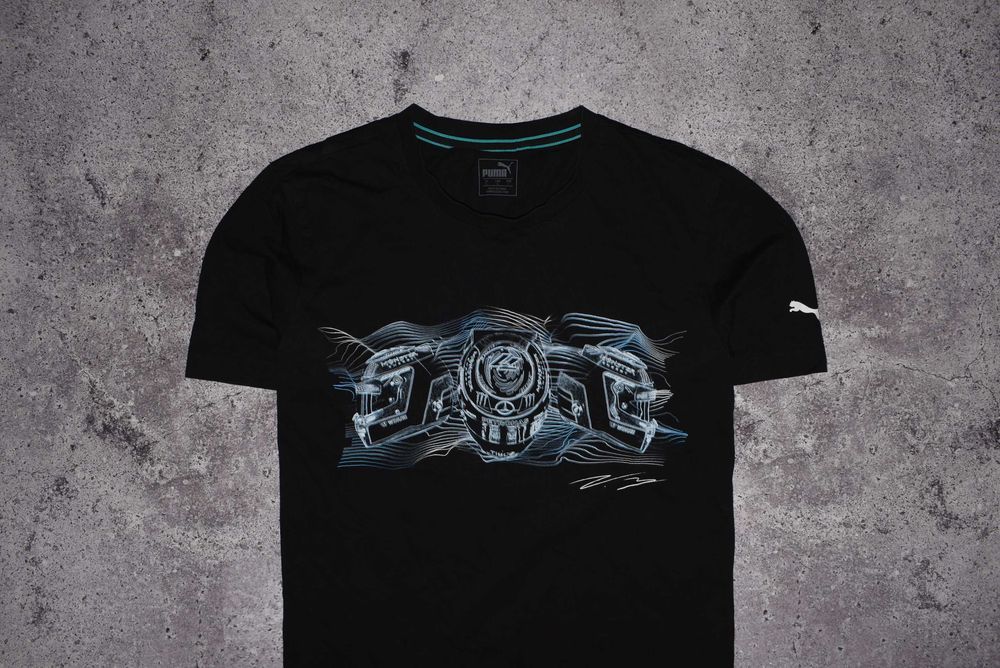Puma Mercedes AMG T-Shirt (Мужская Футболка Поло Пума Мерседес АМГ )