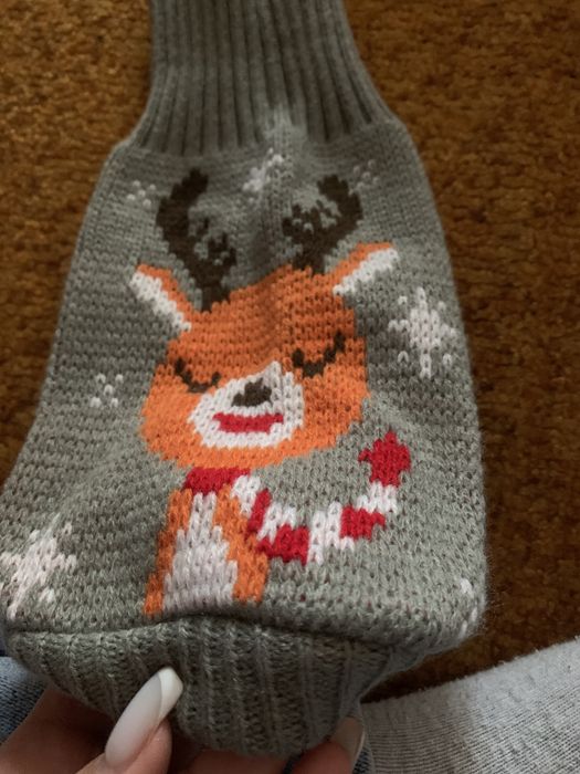 Гарний новорічний светрик для котика/собачки