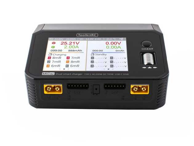 Зарядний пристрій ToolkitRC M6DAC 700w