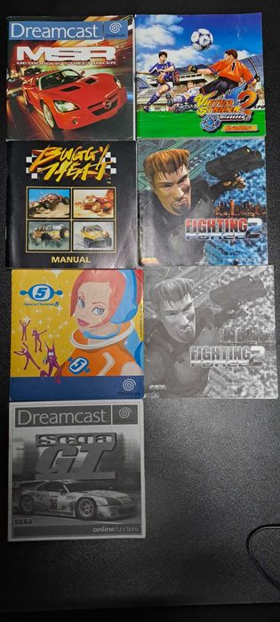 Manuais jogos Dreamcast