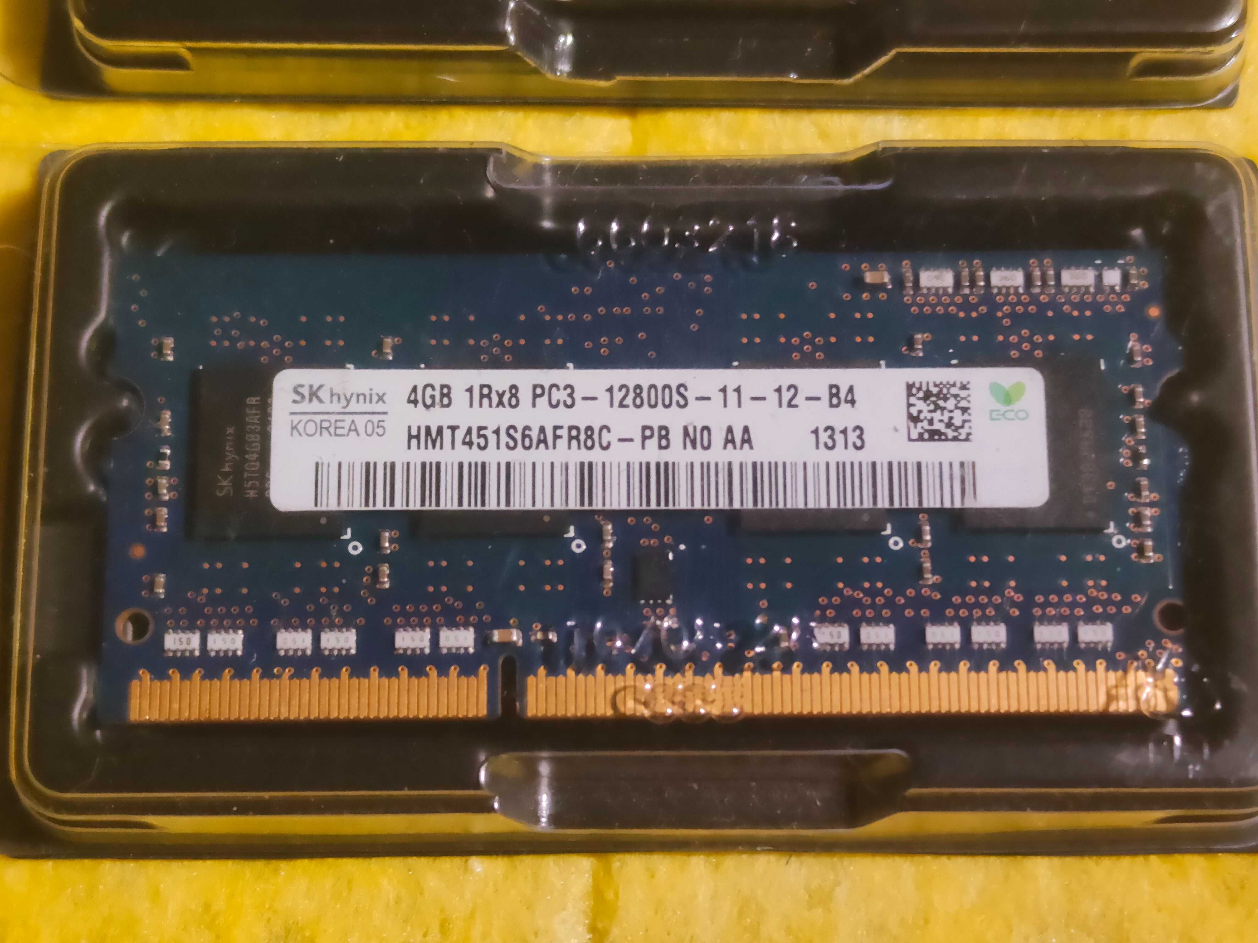 DDR3 12800 1600Mhz 4Gb+4Gb для ноутбука