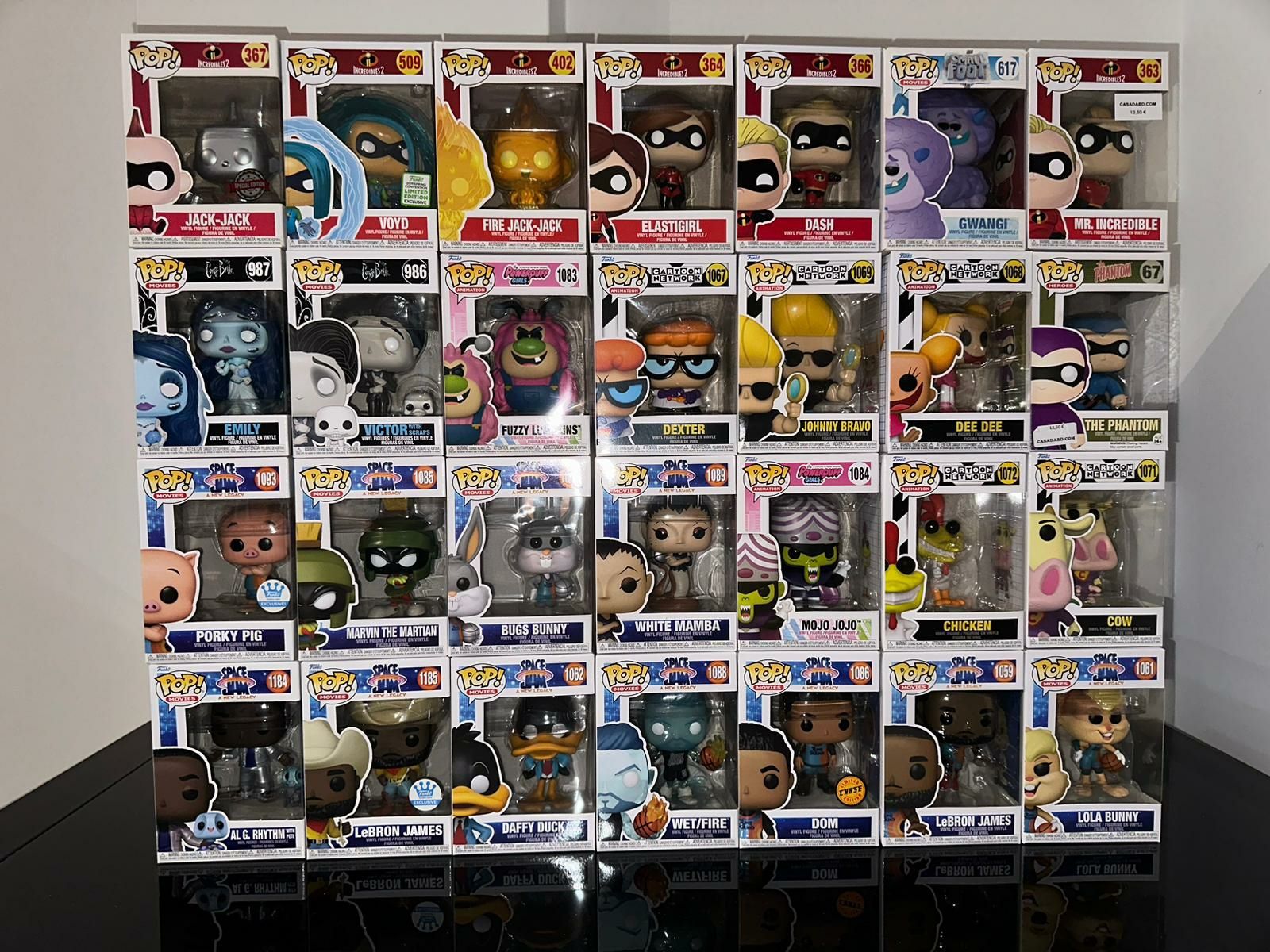 Coleção Funko POPs Disney, Movies e Marvel