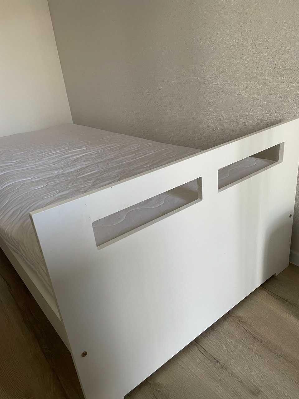 Łóżko DMD6 90x200 Białe + materac