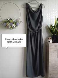 Sukienka maxi premium la fee maraboutee 40/L wiskoza viscose francuska