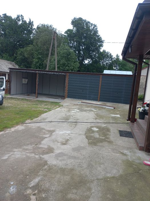 Garaż 12x5 czterostanowiskowy niezależne wejście dowolny wymiar pomiar