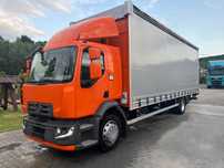 Renault D 18/ 280/Firanka/21 Europalet/Sypialka/Automat/9380 KG ładowności  Renault D 18/280/Firanka/Winda/21 Europalet /Sypialka/automat/9380 Ład