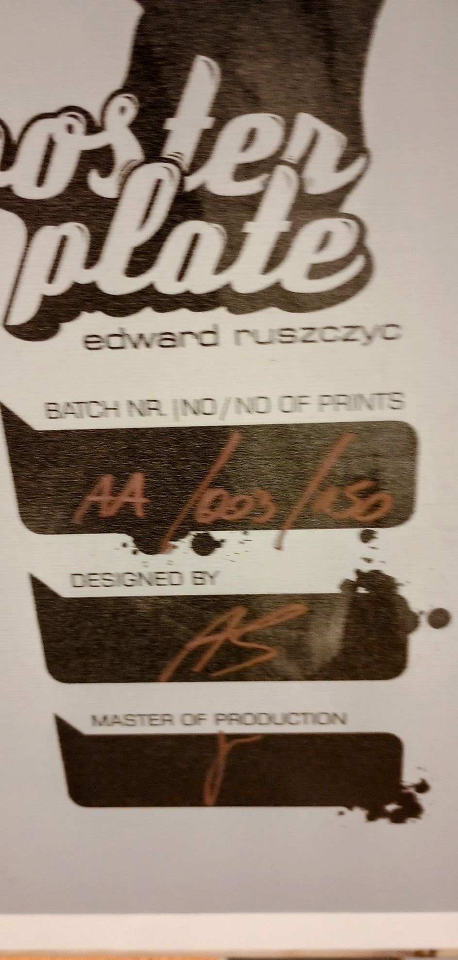 Plakat na blasze Parowóz Ok22