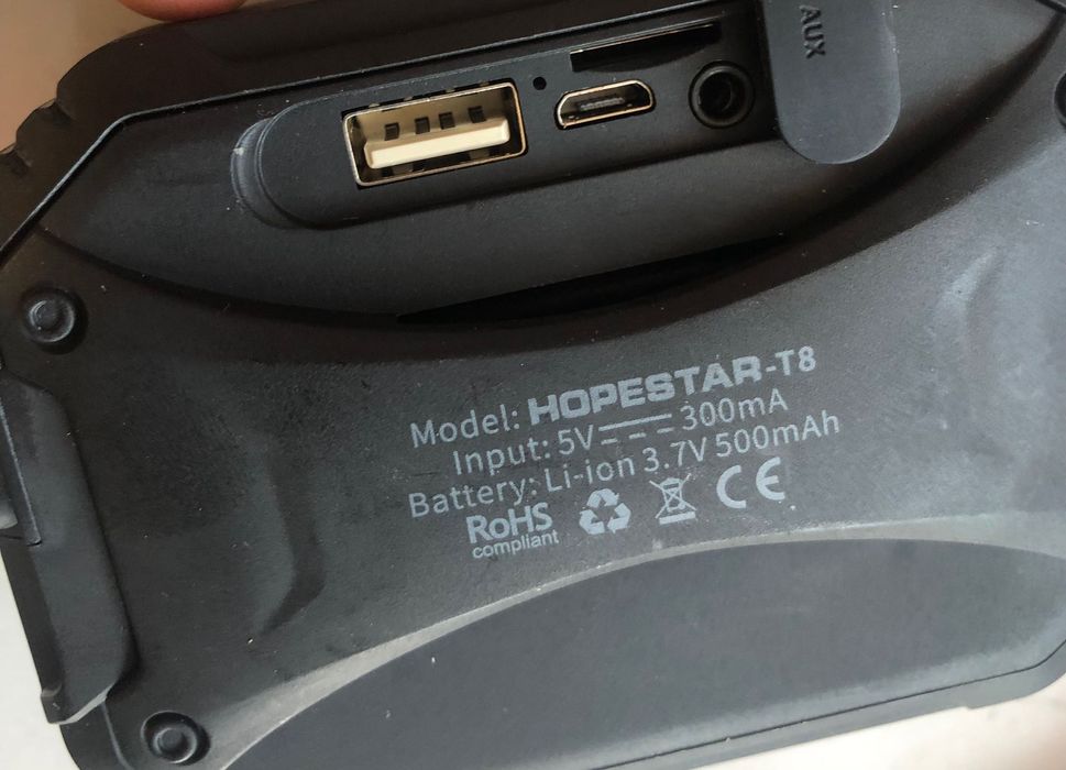 Портативная блютуз колонка Hopestar  флешка,радио,с защитой от влаги
