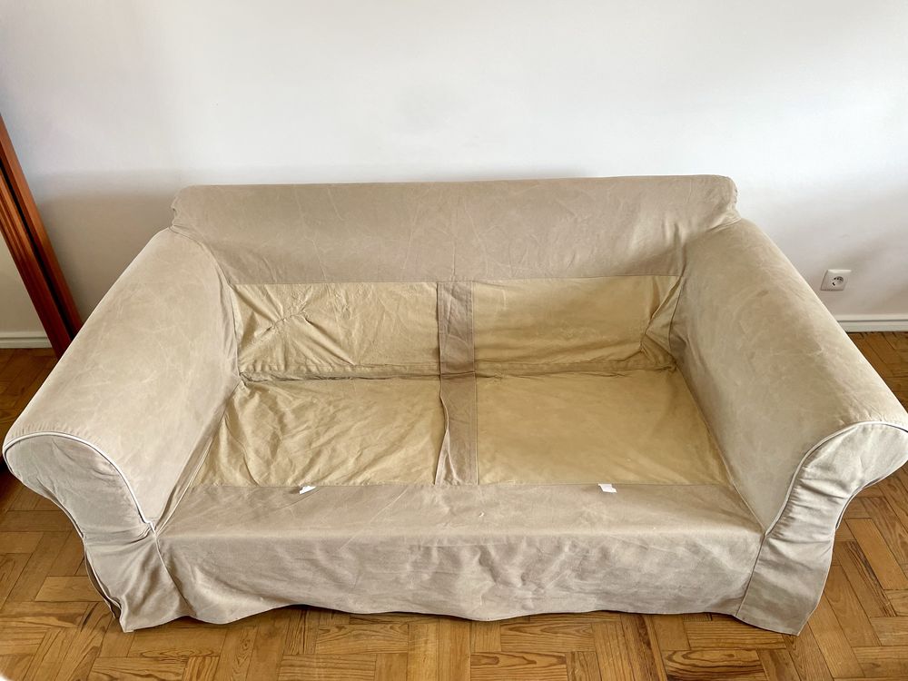 Sofá 2 lugares Bege Ikea