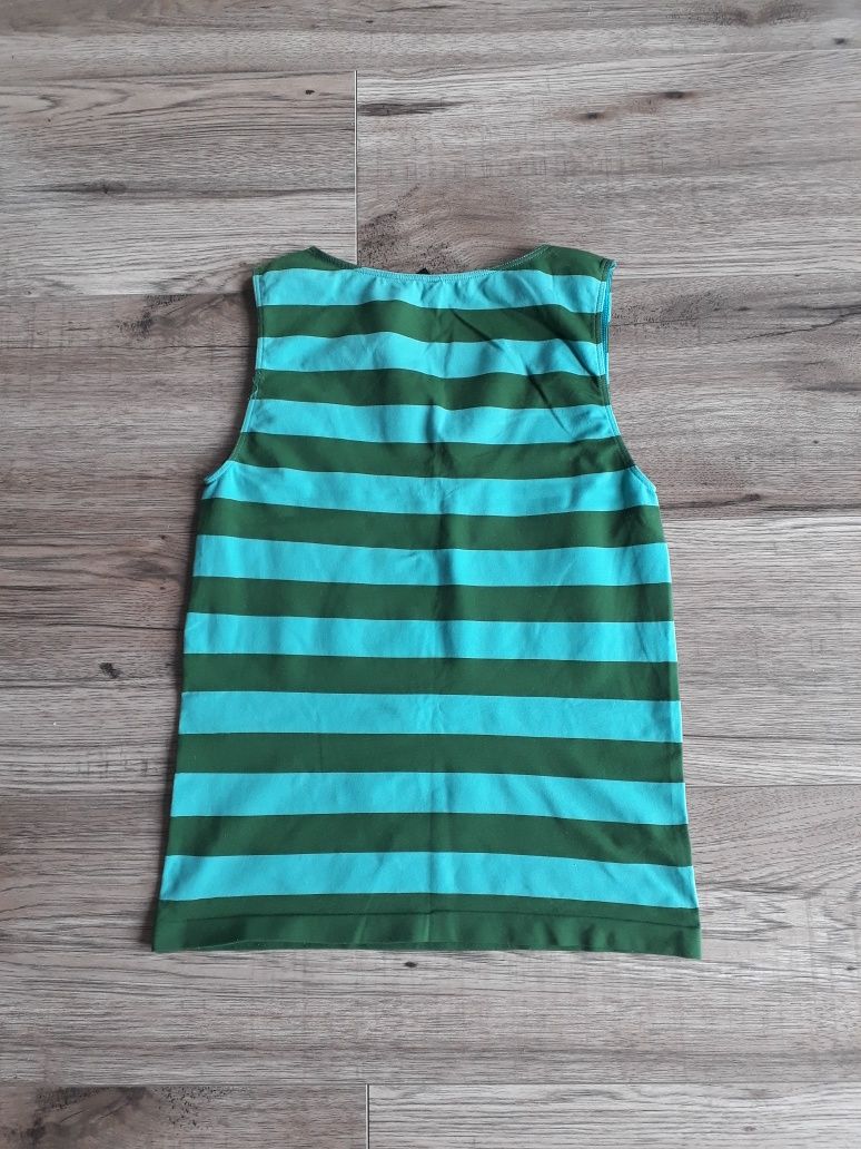 Zestaw top damski + majtki rozmiar M szerokie ramiączka w paski