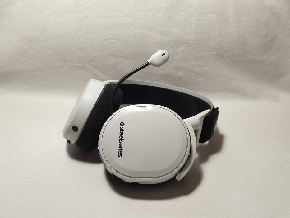 Słuchawki bezprzewodowe SteelSeries Arctis 7+WHITE - NOWE.