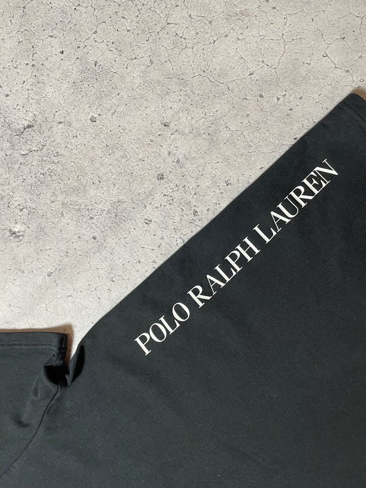 Мужская Черная Плотная Футболка Polo Ralph Lauren Оригинал S-M