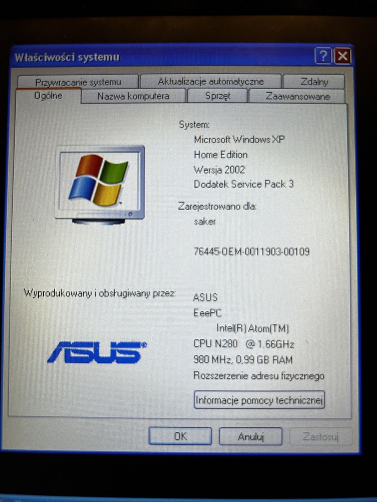 Asus EEE 1000HE mini laptop 0