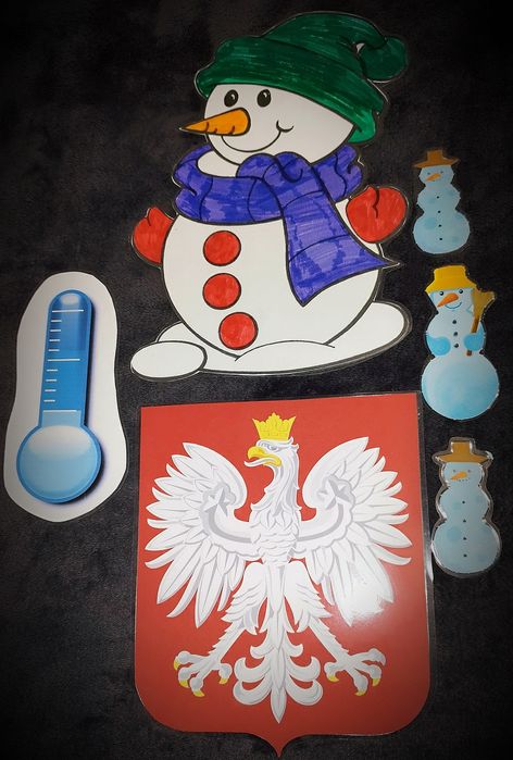 Pomoce dydaktyczne laminowane ZIMA, ŚWIĘTA