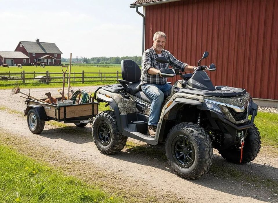 QJMOTOR SFA 1000 Quad ATV QJMOTOR SFA1000 Kufer+Podg.Manetki Dostawa Hulajnoga