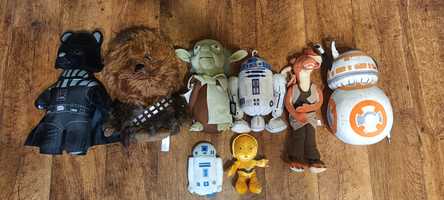 Star Wars maskotka zestaw 8 szt Chewbacca Yoda R2D2 C3PO JarJar Bb8