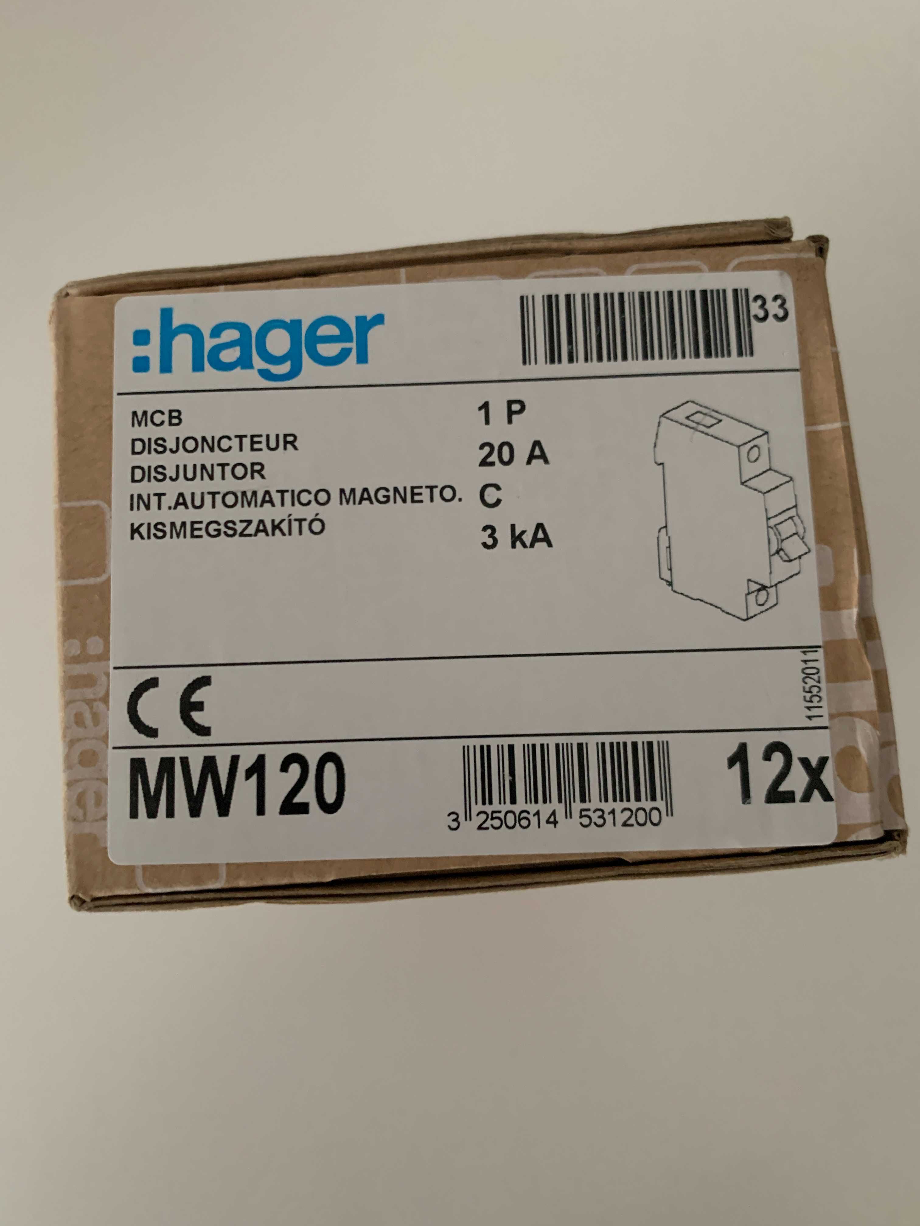 Disjuntor Hager MW120