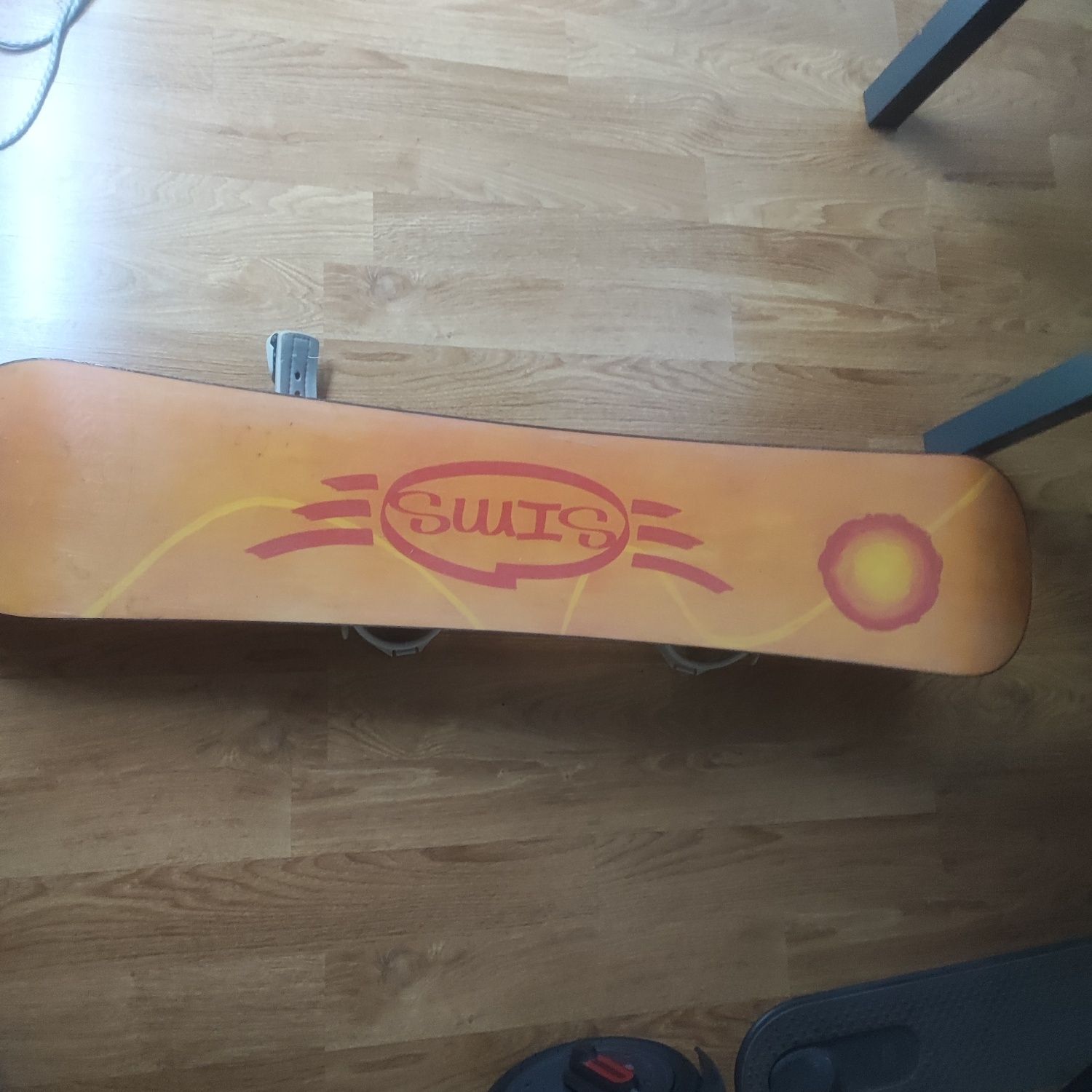 Deska snowboardowa z wiązaniami 125 cm