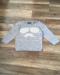 Sweter Zara Mustache 2-3 lata