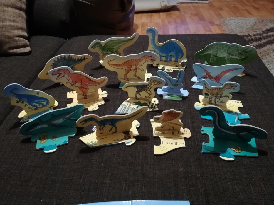 Puzzle 3D Dinozaury