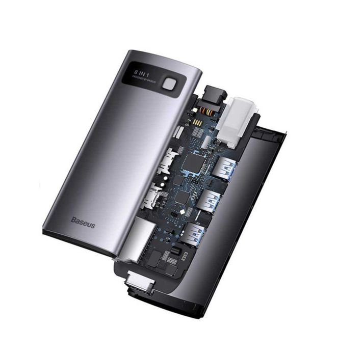 USB-хаб Baseus 8-in-1 Type-C | перехідник | розгалужувач