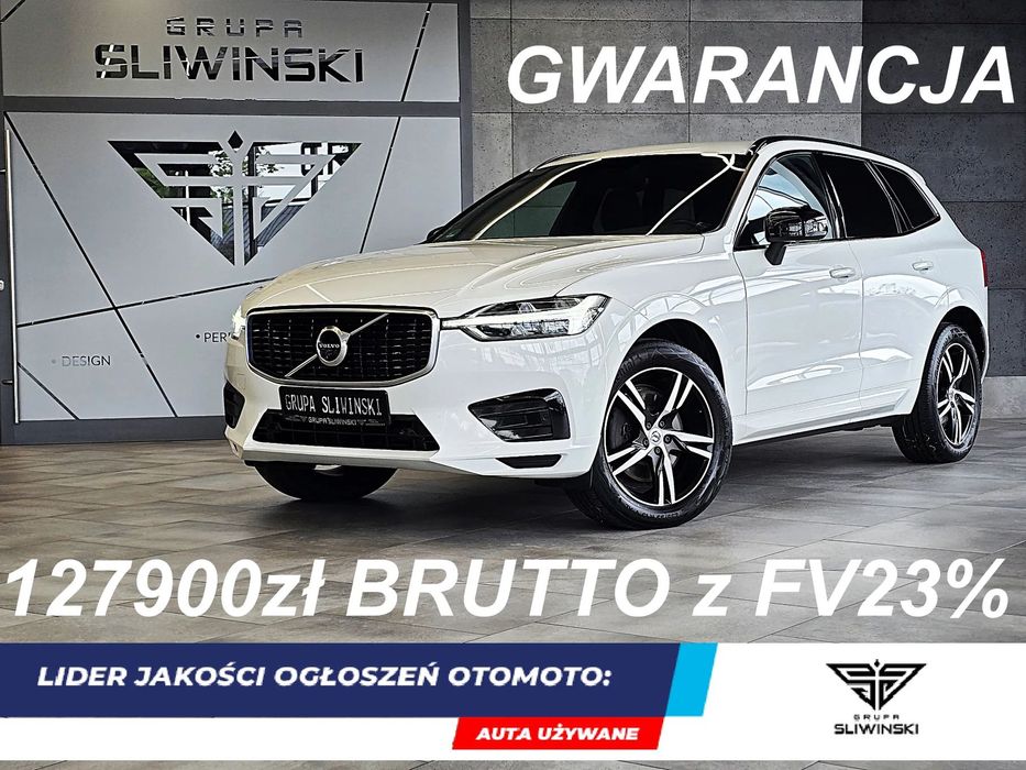 Volvo XC 60 XC60 B4 194PS AWD R-Design Virtual Harman Pamięć Kamera 360° LED FV23%