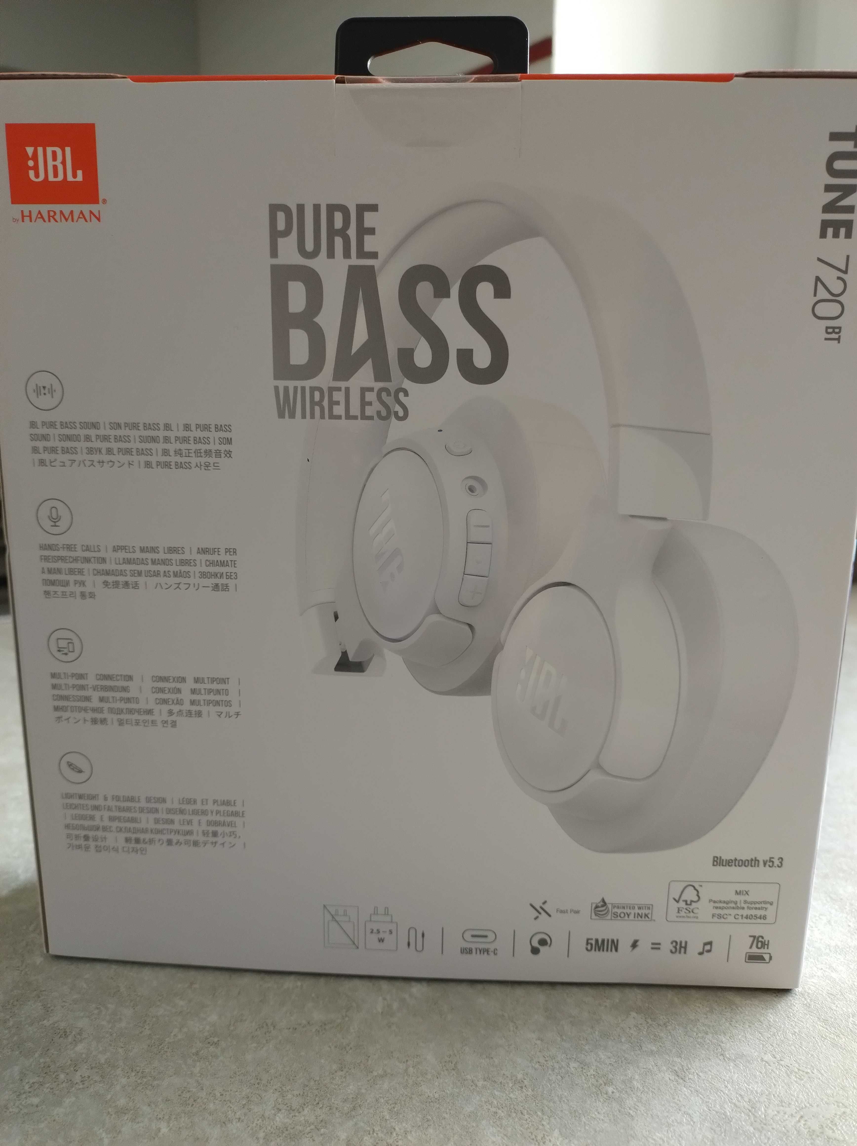 Słuchawki JBL Tune 720 BT