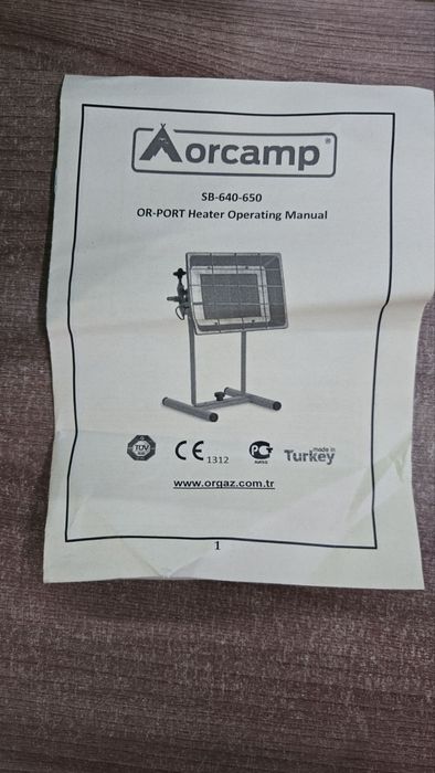 газовий обігрівач  керамический новый