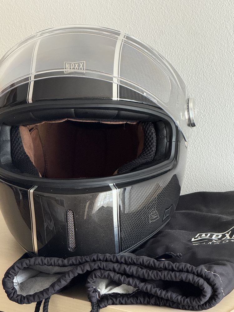 Capacete integral NEX carbono tam “M”