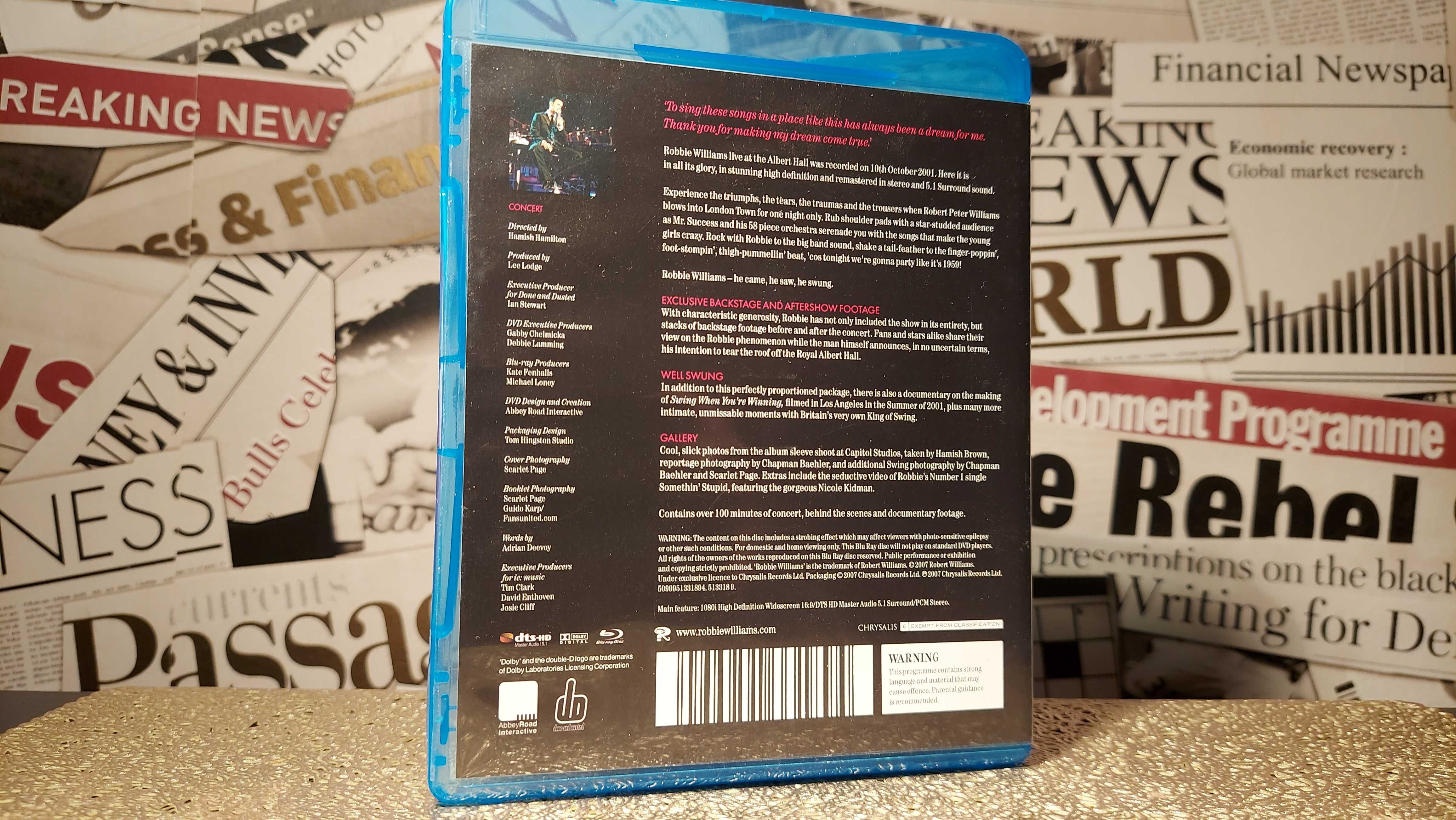 Robbie Williams - Live At The Albert Hall Koncert na Blu-ray