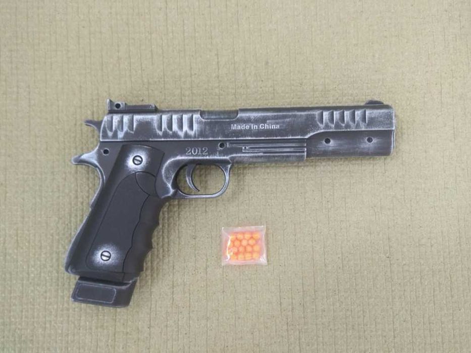 Детский Пистолет Colt Пластмассовый на пульках - Игрушка