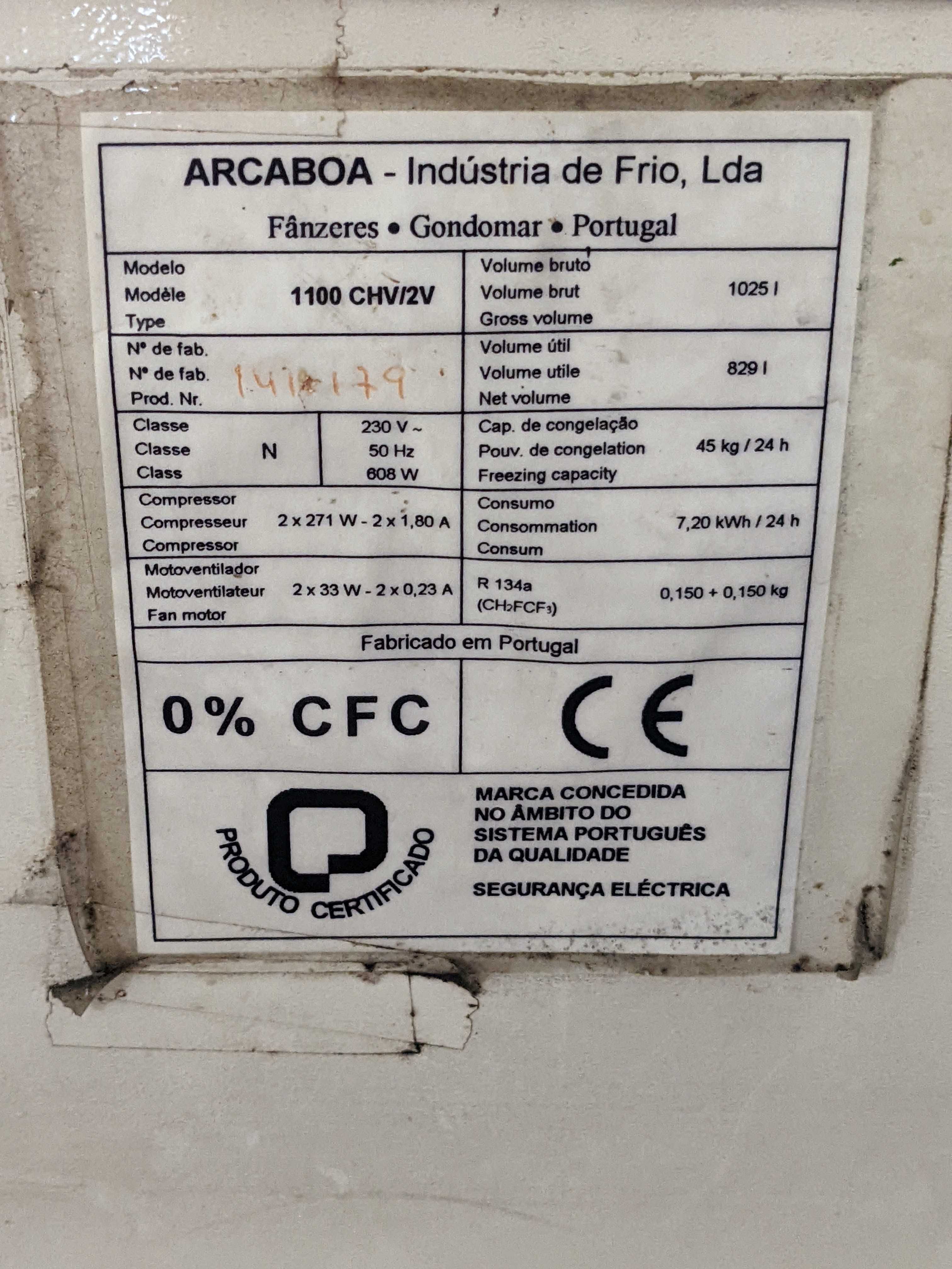 Arca  congeladora 1025L